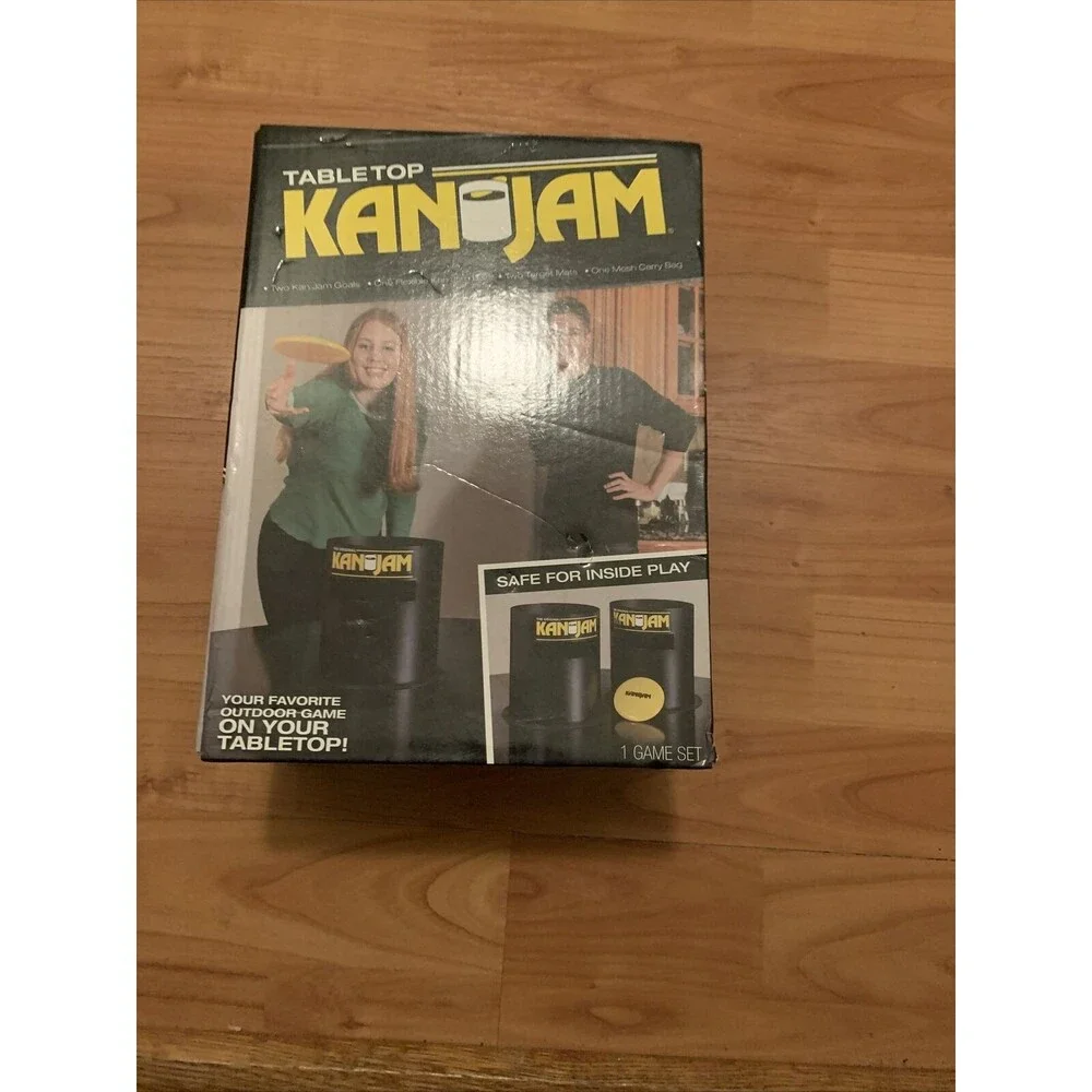 Adult Unisex Tabletop Kan Jam Outdoor Indoor Disc Throwing Game